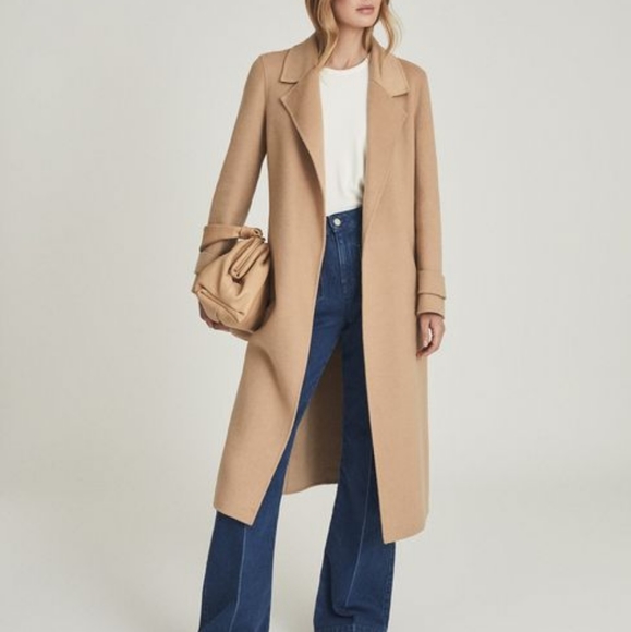 *Restock!* NWT REISS | Leah Wool Blend Long Coat - Picture 8 of 15